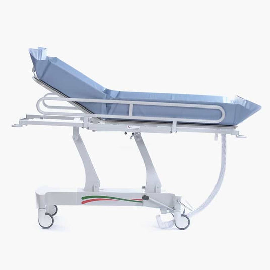 Timo Hydraulic Shower Trolley With Adjustable Backrest
