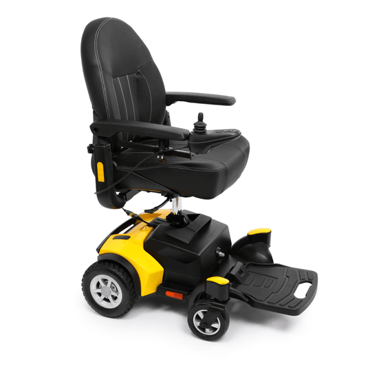 powerchair, mobility aid, excel quest powerchair, easy to transport powerchair, airline friendly powerchair, lightweight powerchair