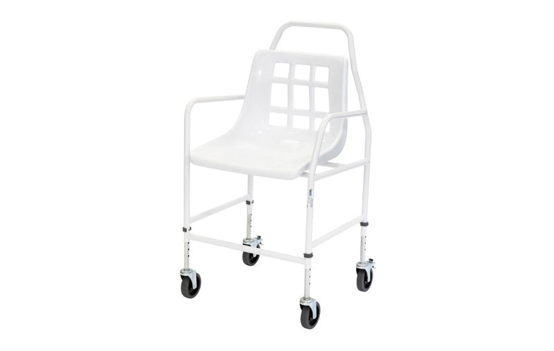 Load image into Gallery viewer, Alerta Mobile Shower Chair, Adjustable Height (Set of 3)
