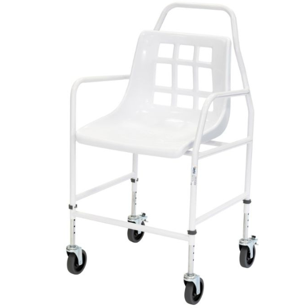 Alerta Mobile Shower Chair, Adjustable Height (Set of 3)