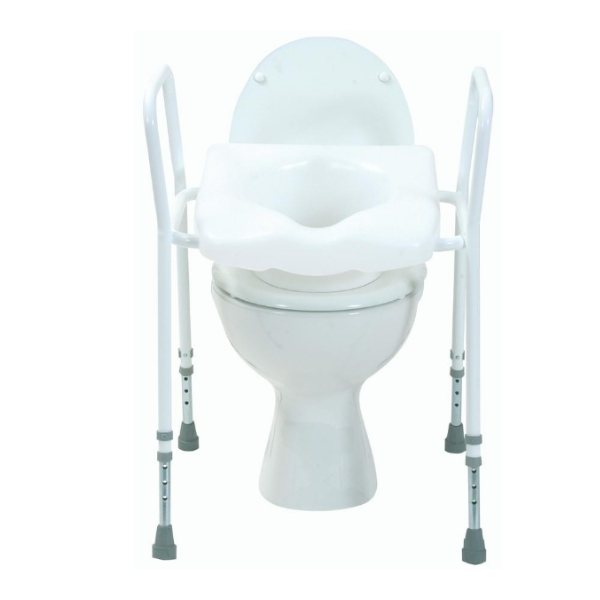Load image into Gallery viewer, Alerta Toilet Seat Aid, Adjustable Height (Set of 4)
